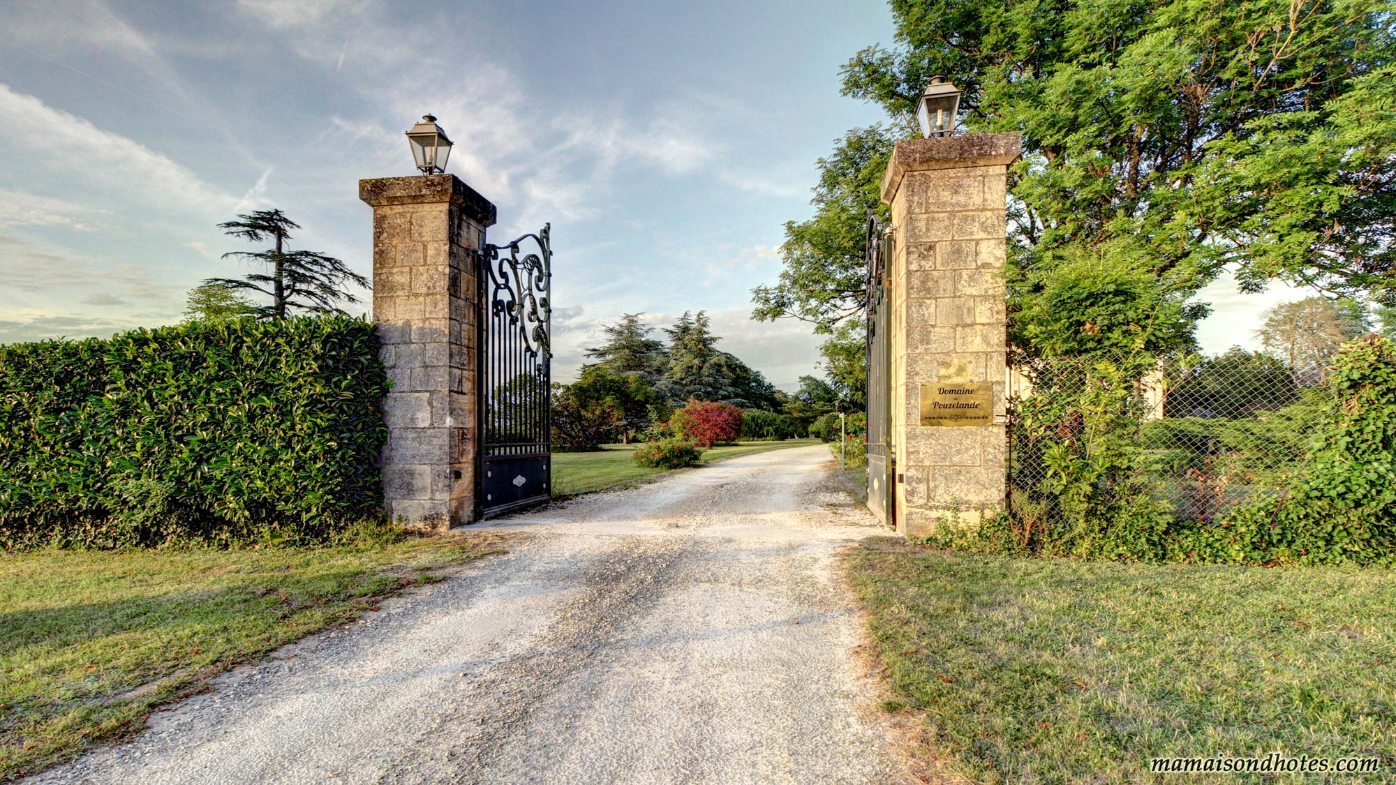 Entrance to the domain